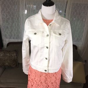 NWOT White Stretchy Jacket